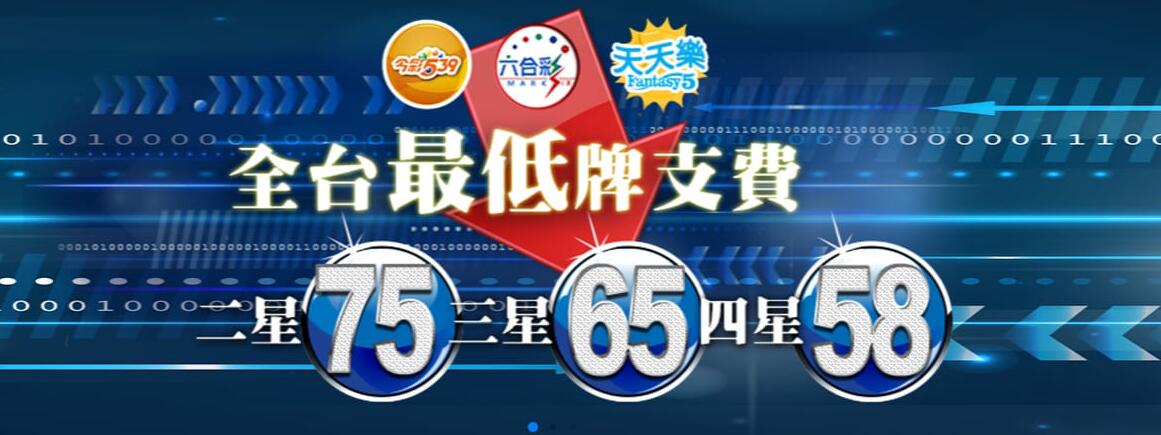 539最低牌支費